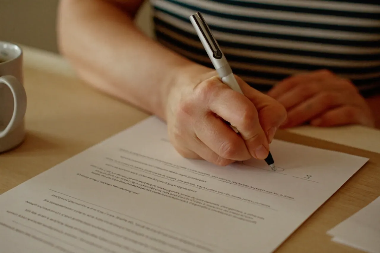 Deposit protection paperwork alongside a window contract